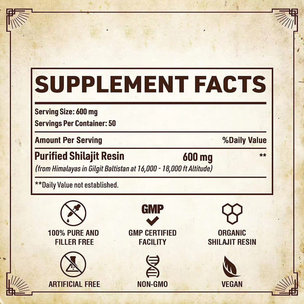 Shilajit Honey Gummies