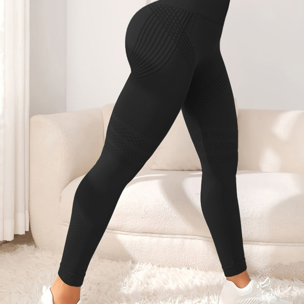StripeFlow High-Rise Sculpt Leggings