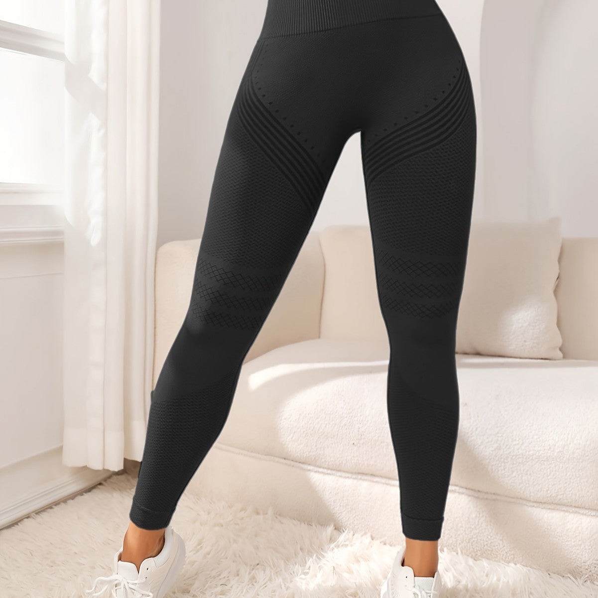 StripeFlow High-Rise Sculpt Leggings